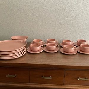 Vintage Russel Wright Pink Dinnerware